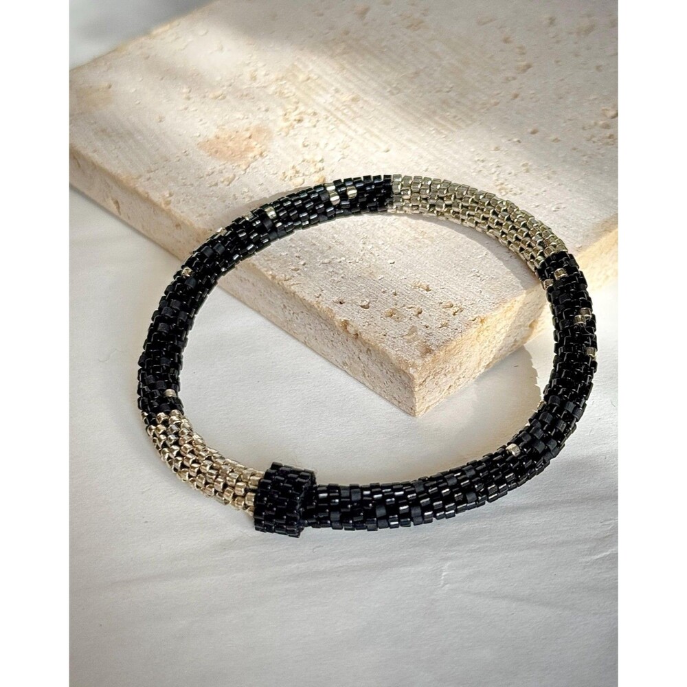 Miyuki Delica Bracelet Japanese Bead Crochet Rope Cylindrical Beads Artisan Gift